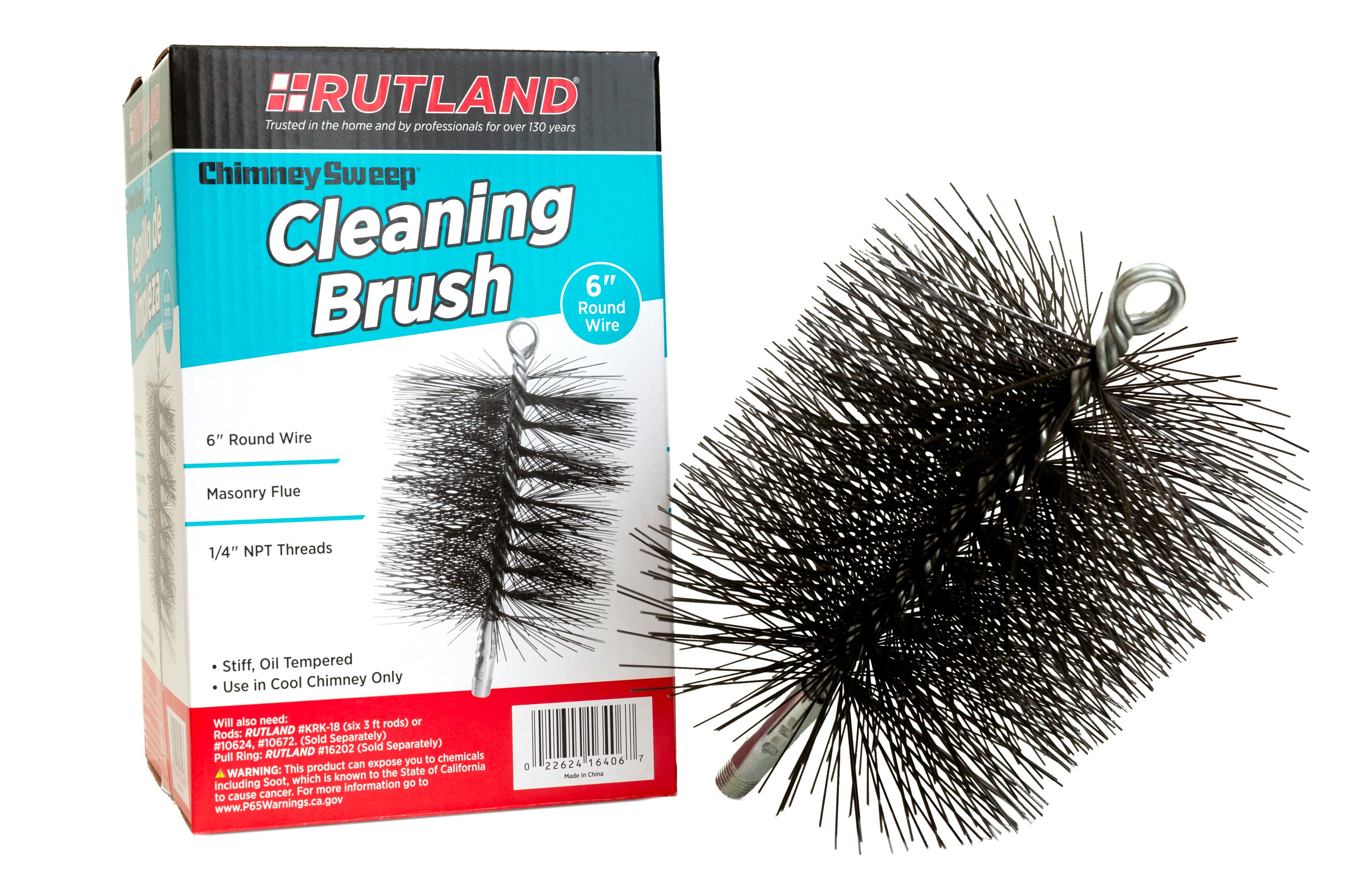Chimney Sweep® Round Wire Cleaning Brush | RUTLAND