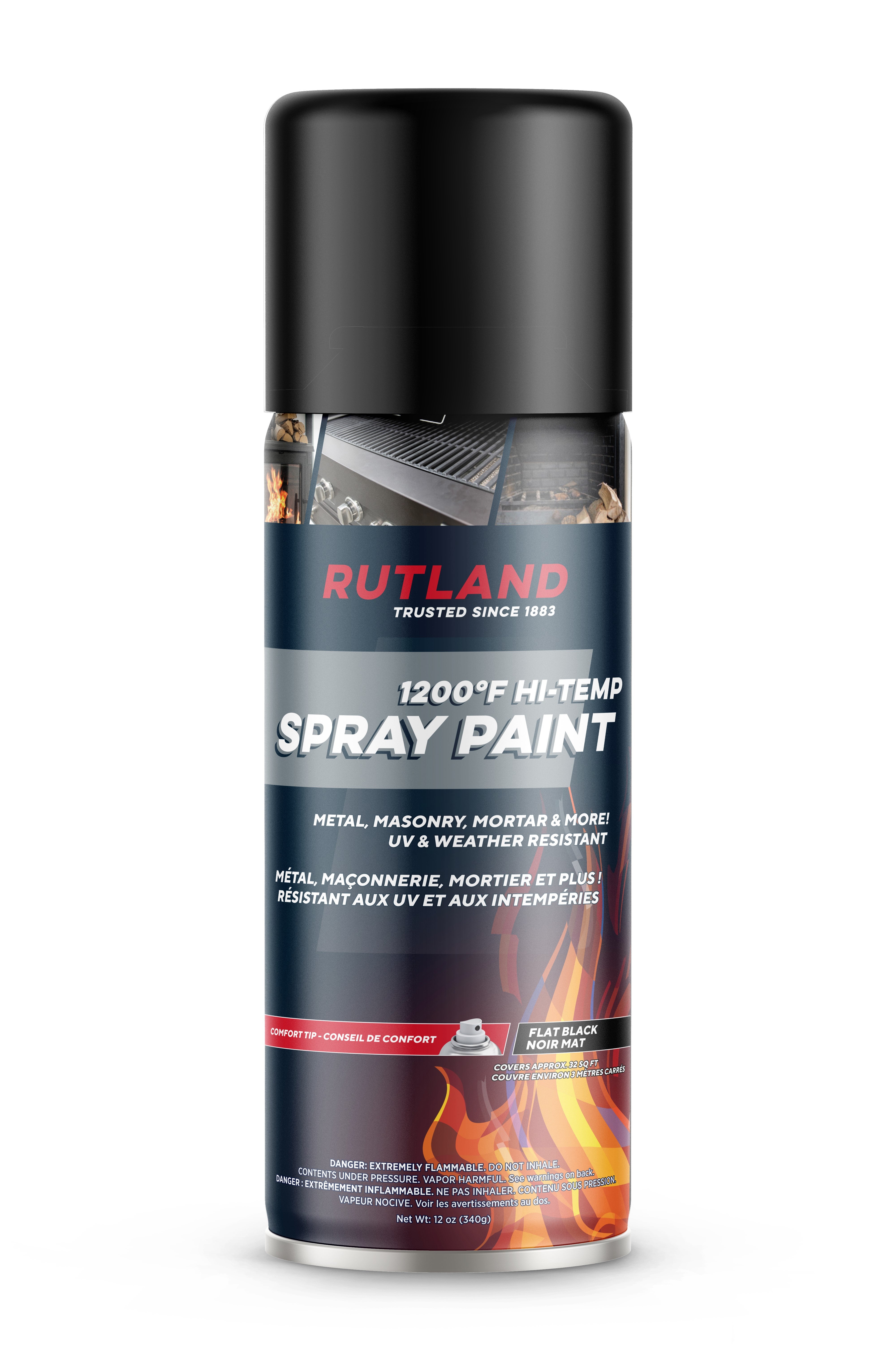 1200°F Hi-Temp Spray Paint Rutland