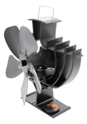 Oscillating Wood Stove Fan, 5-Blade Heat-Powered