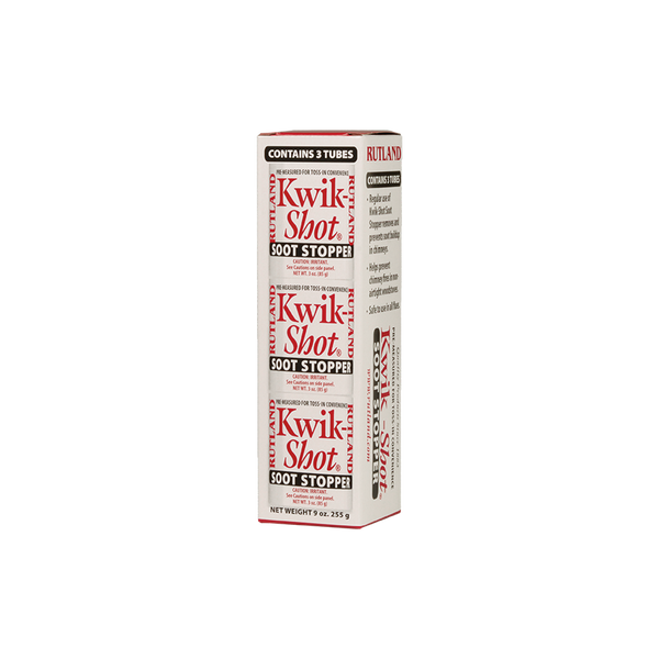 100G RUTLAND Kwik-Shot Soot Stopper Toss-In 3-Pack
