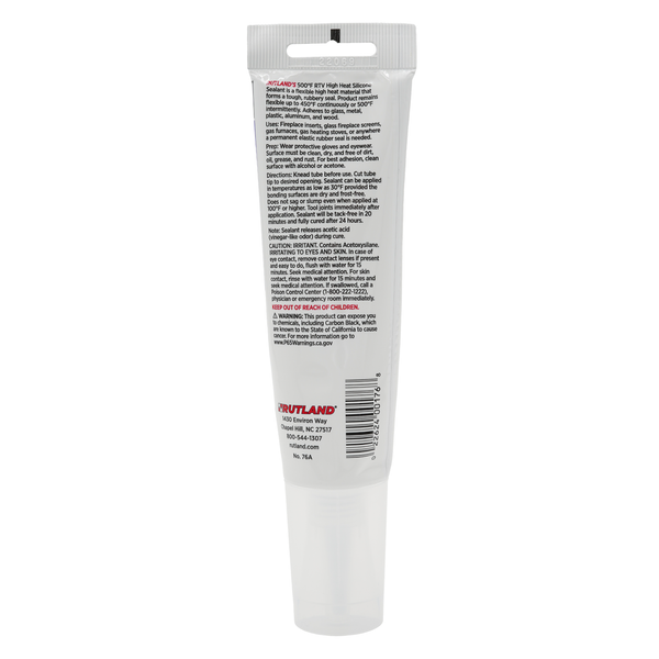 500ºF RTV High Heat Silicone Sealant