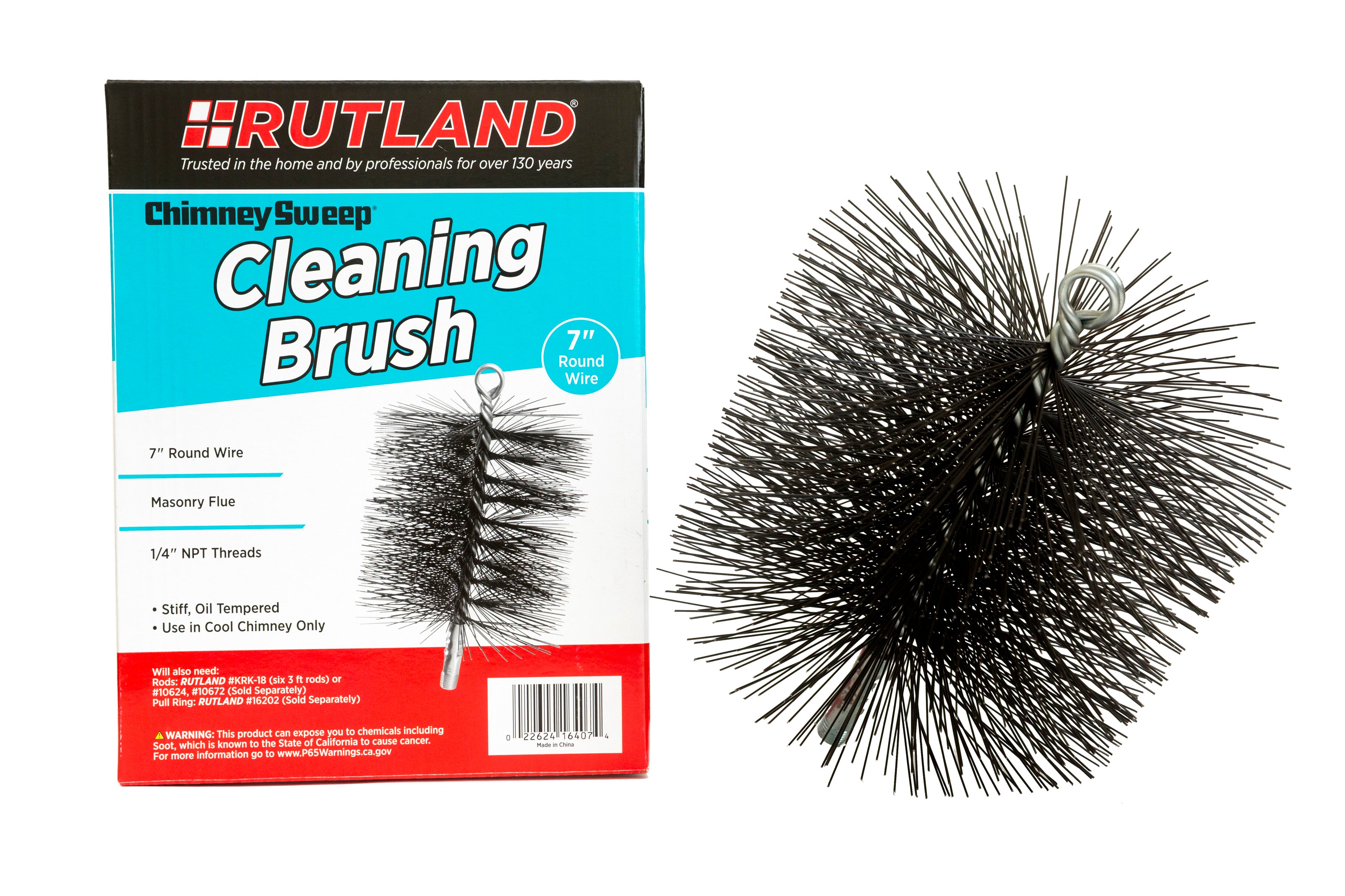 Chimney Sweep® Round Wire Cleaning Brush | RUTLAND