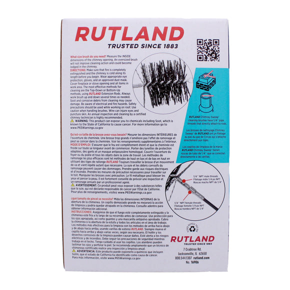 Chimney Sweep® Round Poly Cleaning Brush