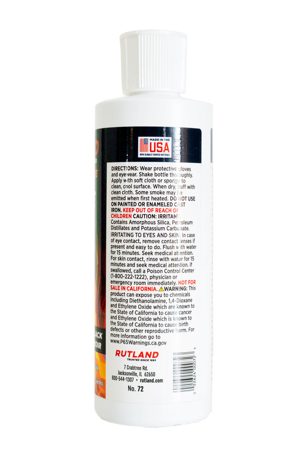 Liquid Stove & Grill Polish for Cast Iron