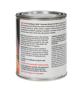 Premium 1400°F Hi-Temp Brush-On Paint - 0