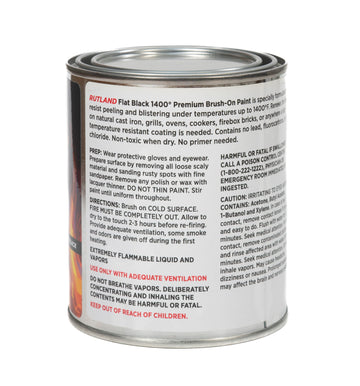 Premium 1400°F Hi-Temp Brush-On Paint - 0