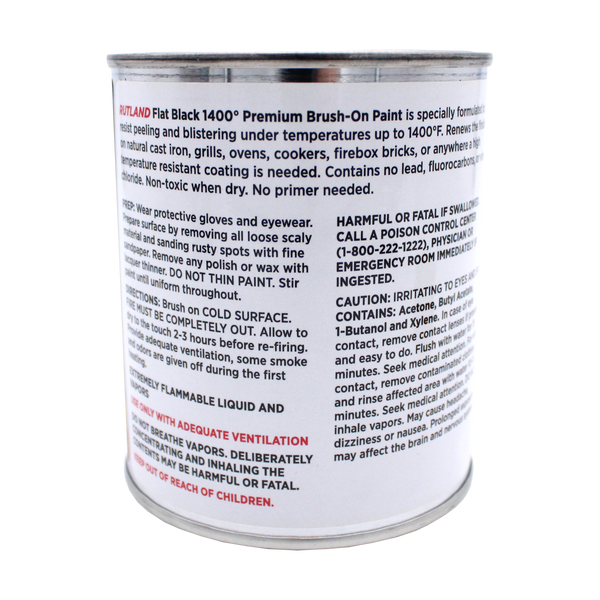 Premium 1400°F Hi-Temp Brush-On Paint