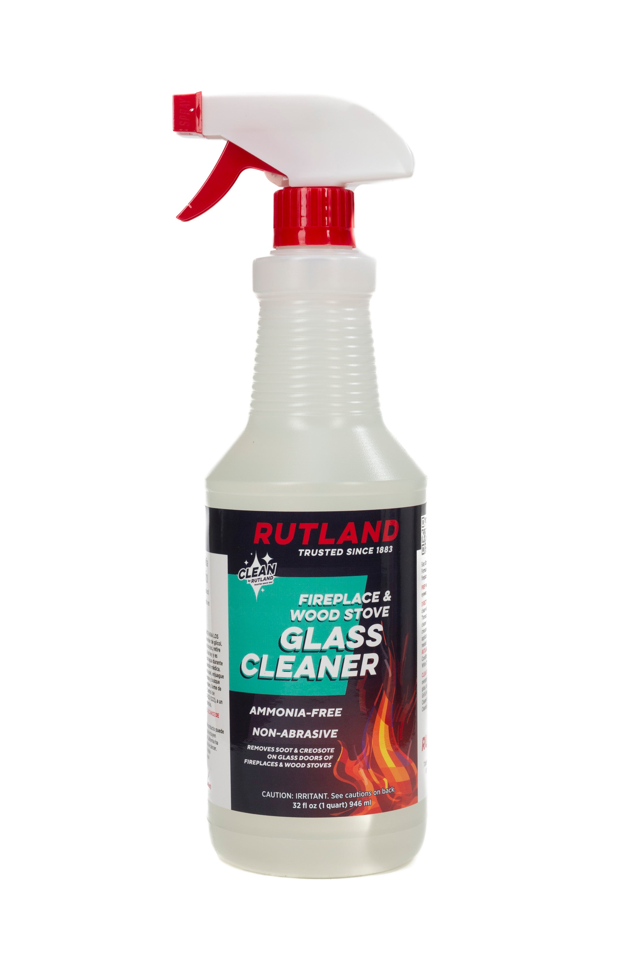 Fireplace & Wood Stove Glass Cleaner | RUTLAND