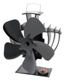 Oscillating Wood Stove Fan, 5-Blade Heat-Powered-6