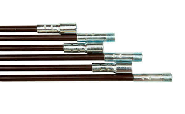 VEVOR Flexible Chimney Cleaning Rods, 8 M Chimney Sweep Rods, Nylon