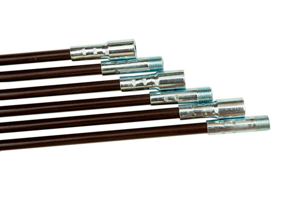 Fiberglass Chimney Brush Extension Rod Kit