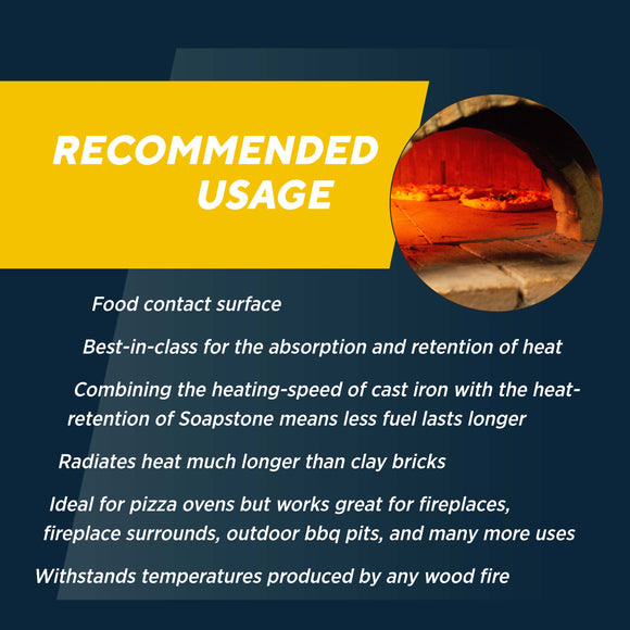 Soapstone Fire Bricks