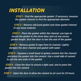 Grapho-Glas® Stove Gasket Kit - 0