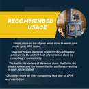 Oscillating Wood Stove Fan, 5-Blade Heat-Powered-5