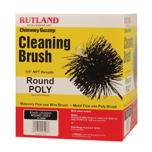 Chimney Sweep® Round Poly Cleaning Brush