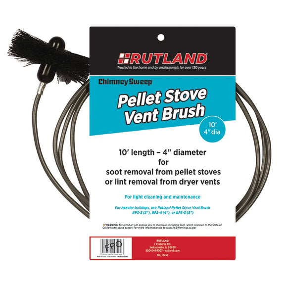 Chimney Sweep® Pellet Stove Vent Brush with Handle