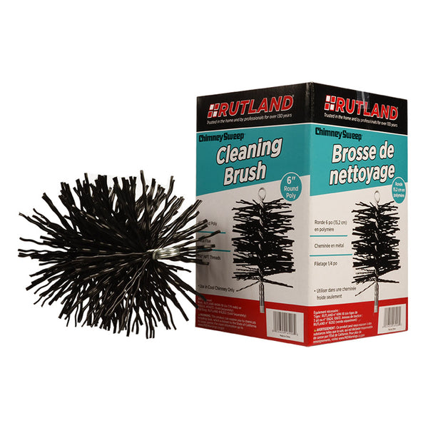 16906 RUTLAND® Chimney Sweep® Round Poly Cleaning Brush